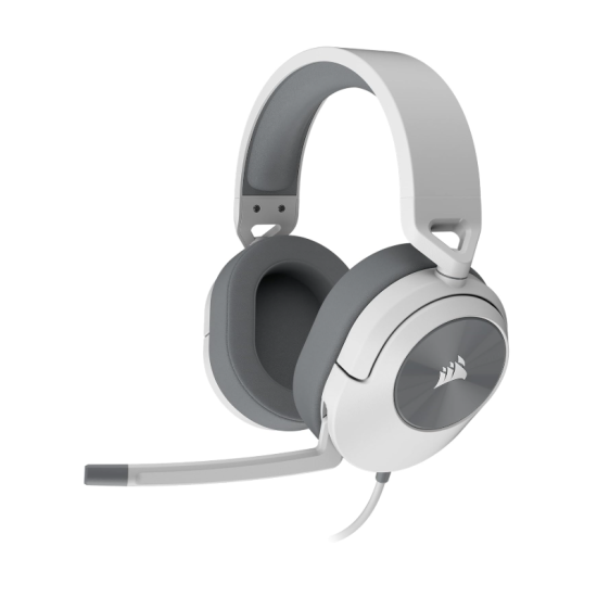 Corsair HS55 SURROUND Wired Gaming Headset - White (Open Sealed)